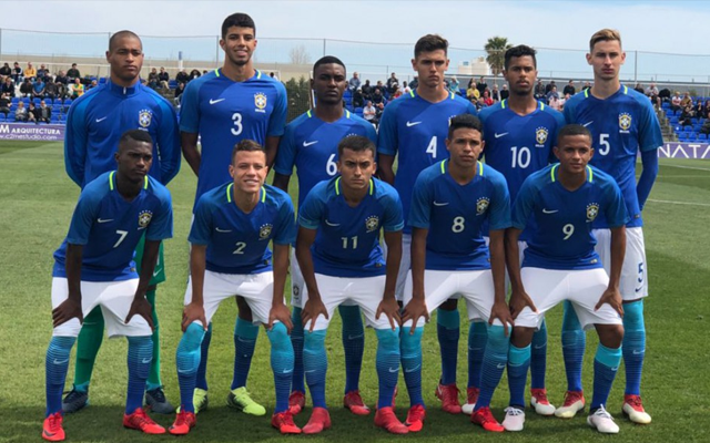 Com gol de joia do Flamengo, Brasil bate a Inglaterra no sub-17