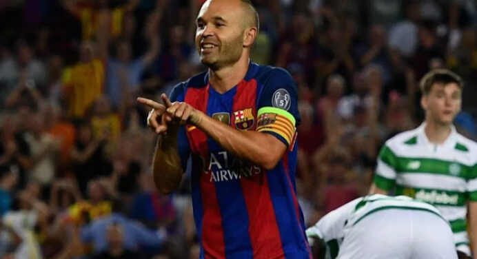 Torcedores do Flamengo pedem a contratação de Andrés Iniesta