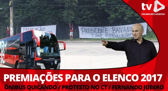 #ResenhaAoVivo: “Premiação para o elenco de 2017, ônibus do Fla, protestos e novo técnico”