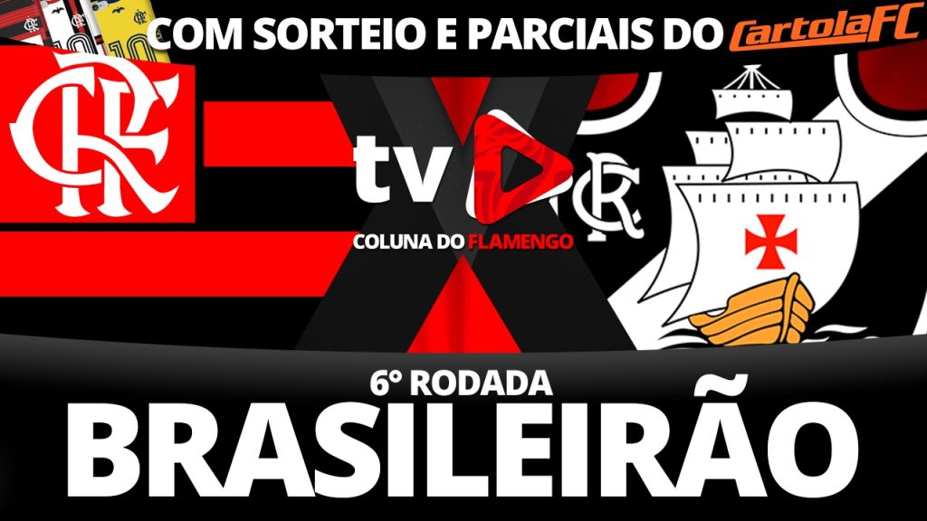 Assista Flamengo x Vasco ao vivo com a TV Coluna do Flamengo