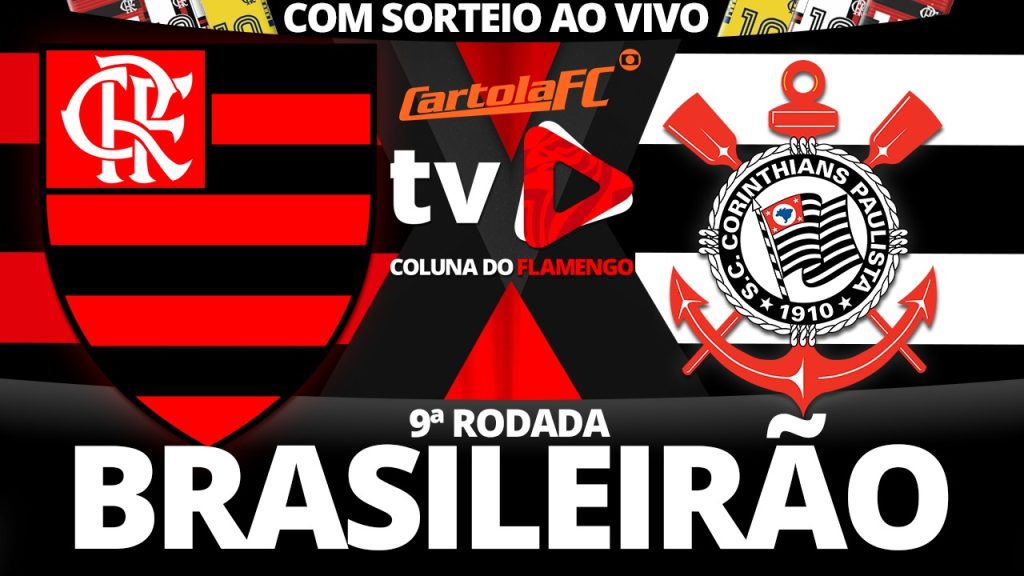 Assista Flamengo x Corinthians ao vivo com a TV Coluna do Flamengo