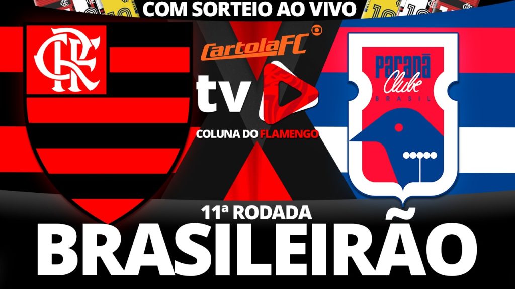 Assista Flamengo x Paraná ao vivo com a TV Coluna do Flamengo