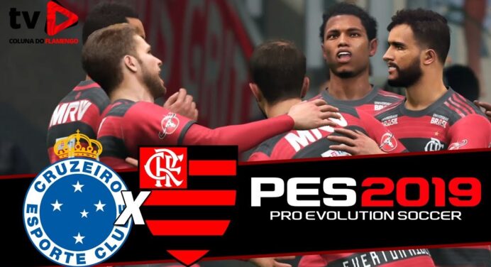 A classificação vem?! TV Coluna do Flamengo simula decisão contra o Cruzeiro no PES 2019