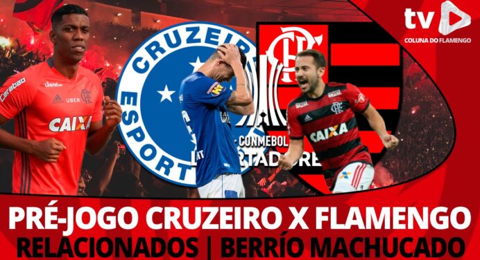 Berrío machucado e todos os detalhes sobre jogo decisivo contra o Cruzeiro: veja e opine no #ResenhaAoVivo