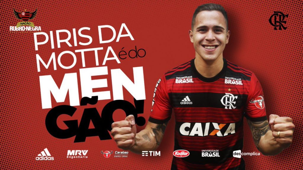 Flamengo anuncia contratação de Piris da Motta