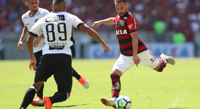 Entre os três primeiros colocados no Brasileirão, Fla é o que mais finalizou na rodada