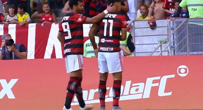 GOL DE PAQUETÁ! Garoto do Ninho marca o segundo para o Flamengo