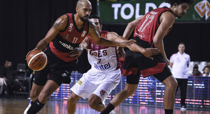 Cirúrgico nas cestas de três, FlaBasquete derrota o Goes e garante classificação na Liga Sul-Americana