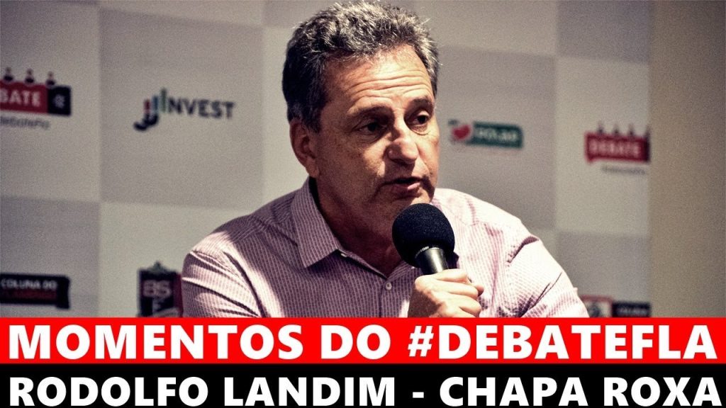 Veja momentos de Rodolfo Landim, candidato à presidência do Flamengo, em debate