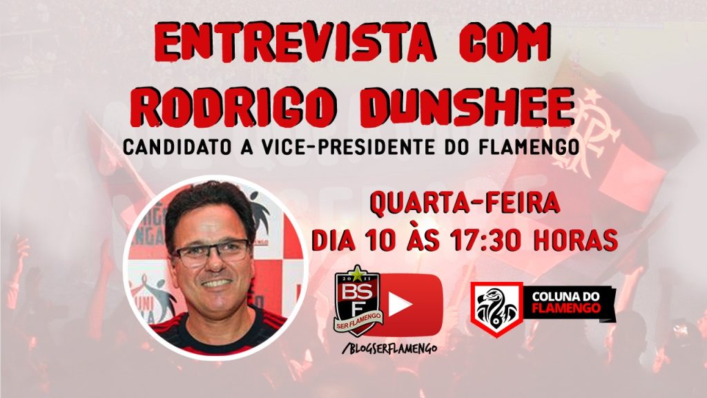 Envie sua pergunta para Rodrigo Dunshee, candidato à vice-presidência do Flamengo na chapa de Landim