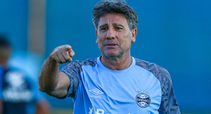 Com Grêmio mal na Libertadores e Abel contestado, jornalista brinca: “Vão cogitar Renato no Flamengo?”
