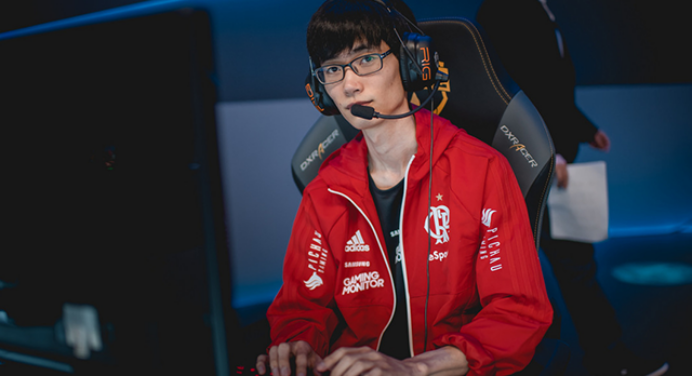 Flamengo renova contrato de Lee “ShrimP”, caçador da equipe de League of Legends