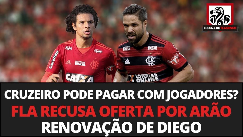 Oferta recusada por Arão, e renovação de Diego: saiba tudo no #ResenhaAoVivo com Vegeta, do canal Zico 10