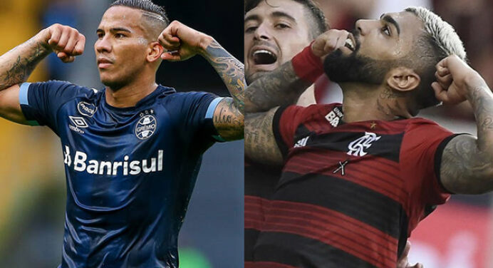 Em tom descontraído, Jael cutuca Gabigol por semelhança em comemoração: “Tem alguém querendo roubar”
