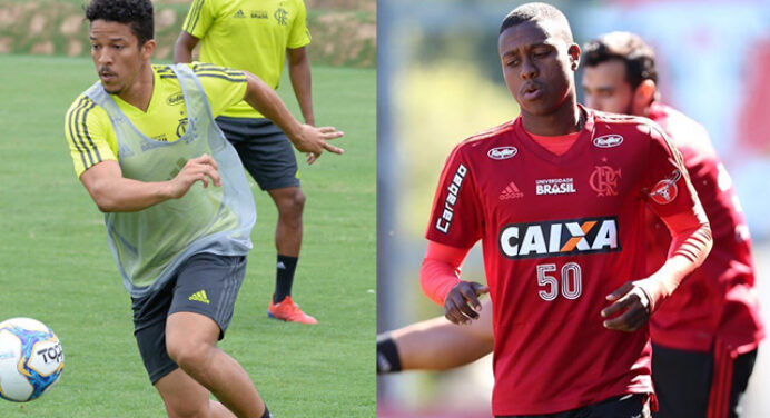 Perto do fim de contrato com o Flamengo, Nixon e Jajá não são aproveitados no elenco