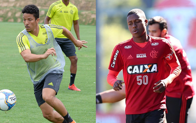 Perto do fim de contrato com o Flamengo, Nixon e Jajá não são aproveitados no elenco