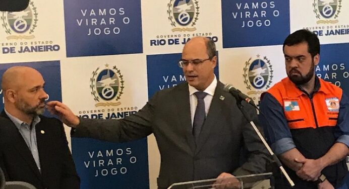 Na assinatura do contrato do Maracanã, Wilson Witzel afirma: “Vasco não participou porque não quis”