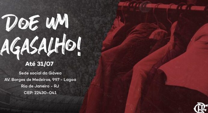Flamengo lança campanha do agasalho