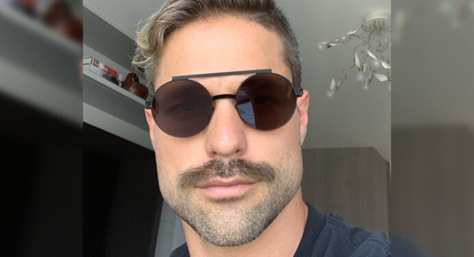 Diego Ribas publica foto com bigode, e filhos reprovam: “Parece que está com uma taturana”
