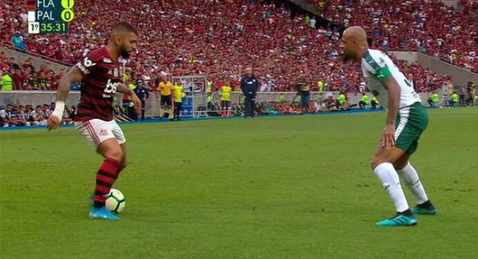 Comentarista defende Gabigol após ‘provocação’ para cima de Felipe Melo: “Se não gosta, vai lá e toma”
