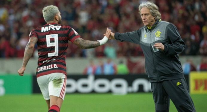 Gabigol participa de quase 1,5 gol por jogo com Jorge Jesus no Flamengo