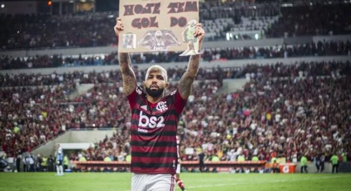 Já virou rotina! Conmebol denuncia Flamengo por comemoração de Gabigol contra o Grêmio