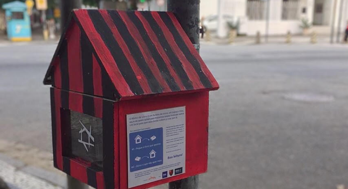 Iniciativa do Flamengo conta com ajuda de crianças de projetos sociais para criar ‘ninhos de livros’