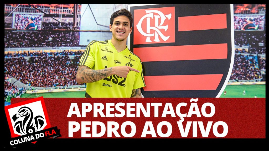 ? AO VIVO: assista à coletiva de apresentação de Pedro no Flamengo