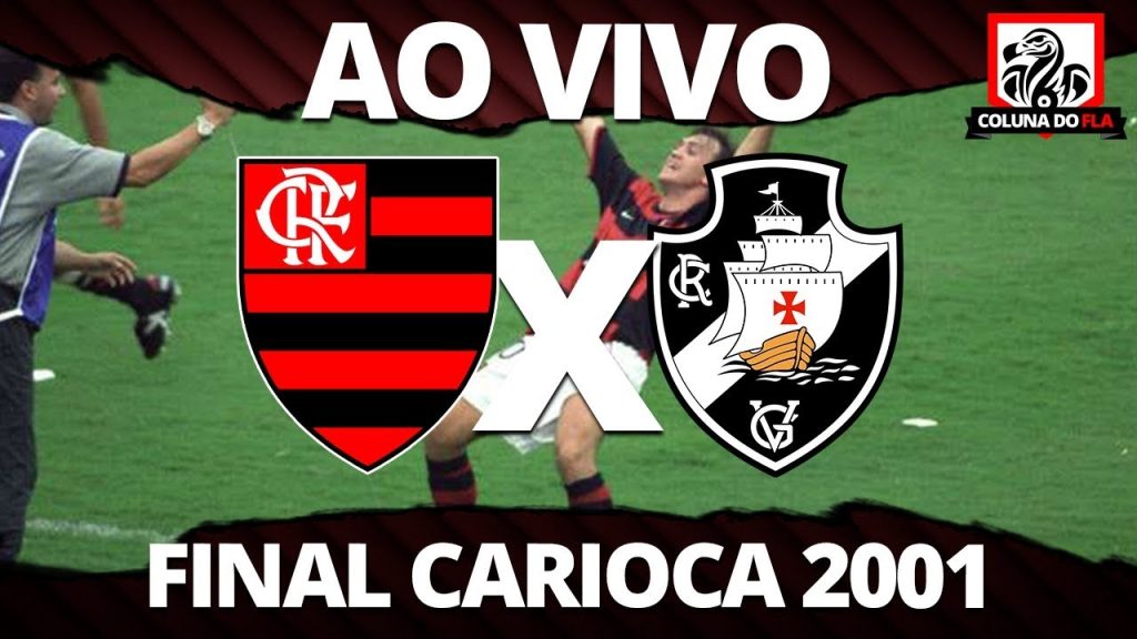 ? Hoje tem Flamengo! Assista ao clássico contra o Vasco, pela final do Carioca de 2001, no Coluna do Fla