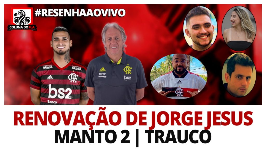 Renovação de Jesus, manto novo, mágoa de Trauco e muito mais; acompanhe e interaja no #ResenhaAoVivo