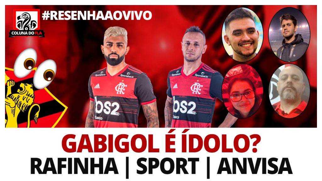 Idolatria de Gabigol, Rafinha sendo ‘cutucado’, cobrança do Sport e muito mais: acompanhe e interaja com #ResenhaAoVivo