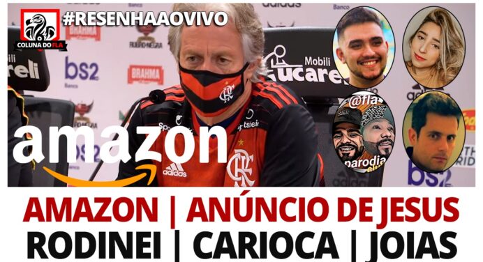 Renovação do Mister, patrocínio da Amazon e futuro de Rodinei; saiba tudo no #ResenhaAoVivo
