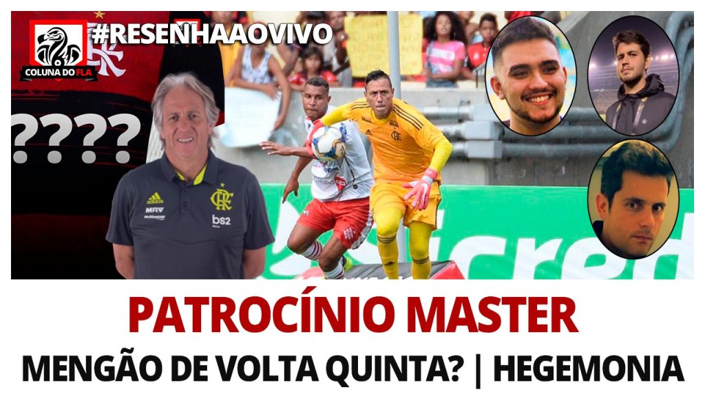 Reviravolta com patrocinador master? Jogo com data marcada? Saiba as novidades e interaja no #ResenhaAoVivo