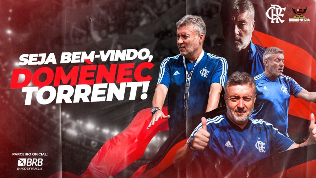 ‘Habemus’ treinador! Flamengo anuncia contratação de Domènec Torrent