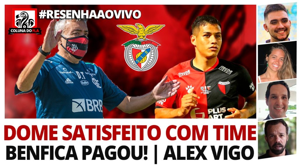 Benfica paga multa de Jesus, Domenèc se surpreende com elenco, início do Brasileirão e mais; interaja com #ResenhaAoVivo