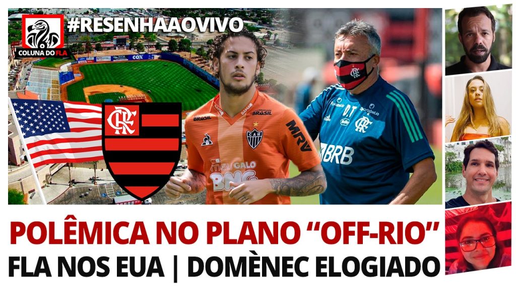 Flamengo mantém interesse em Guga e aumenta cobrança para sócios off-Rio; saiba tudo e interaja com a #ResenhaAoVivo