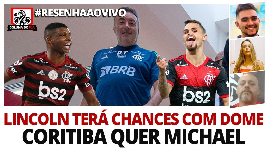 Chance para Lincoln, intensidade nos treinos e jogadores na mira do Coritiba; saiba tudo e interaja no #ResenhaAoVivo