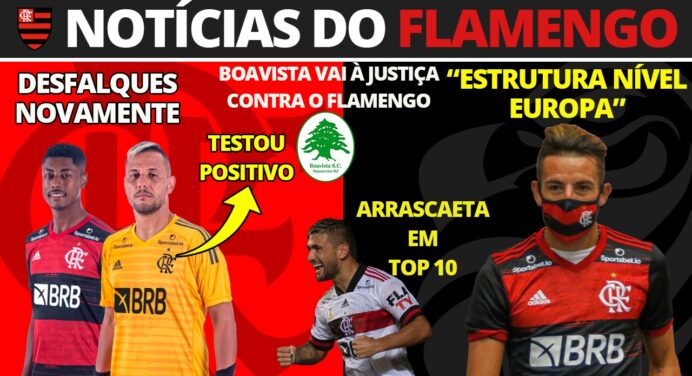 AO VIVO! Diego Alves testa positivo para Covid-19, preparação para enfrentar o Fortaleza, Bruno Henrique desfalca o Flamengo novamente! Saiba tudo no Notícias do Fla