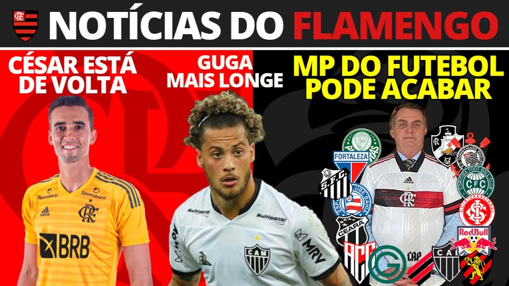 AO VIVO: Flamengo tem reforço contra o Ceará, Guga mais distante e novidade sobre MP das transmissões