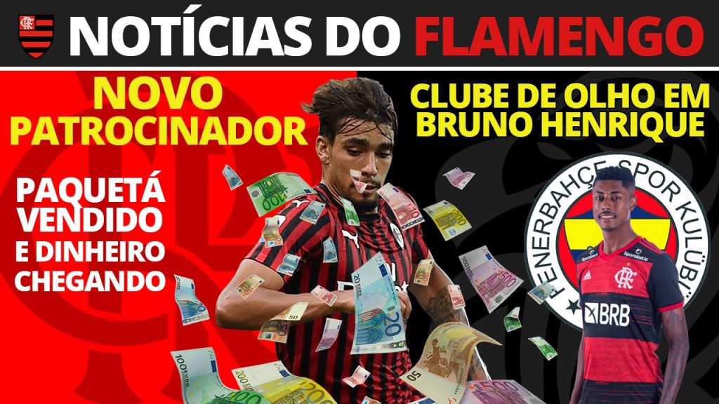 AO VIVO | Flamengo com patrocinador novo, turcos de olho em Bruno Henrique e preparação para Liberta