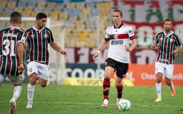 Freguês favorito! Dois gols de Filipe Luís pelo Flamengo foram contra o Fluminense