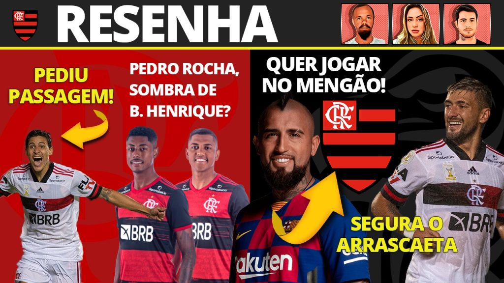 AO VIVO: Proposta por Arrascaeta, Vidal quer vir para o Fla e espaço para Pedro Rocha | #ResenhaAoVivo