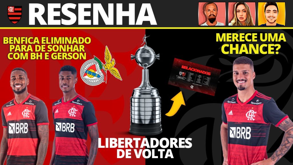 AO VIVO: Aumento da dívida do Flamengo, relacionados para Libertadores e Benfica eliminado da Champions | #ResenhaAoVivo