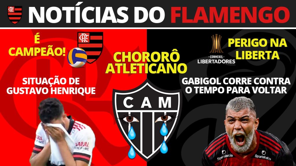 AO VIVO | Gabigol corre contra o tempo para voltar, chororô atleticano e pendurados na Libertadores