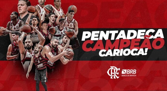 É CAMPEÃO! Com 100% de aproveitamento, Flamengo conquista o Carioca de basquete