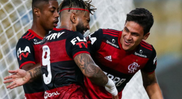 Trio de artilheiros do Flamengo, Pedro, Gabigol e Bruno Henrique somam 51 gols na temporada