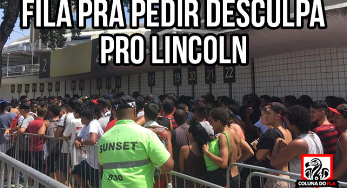 Nunca critiquei e fila para pedir desculpa: rubro-negros vivem ‘lua de mel’ com Lincoln em memes