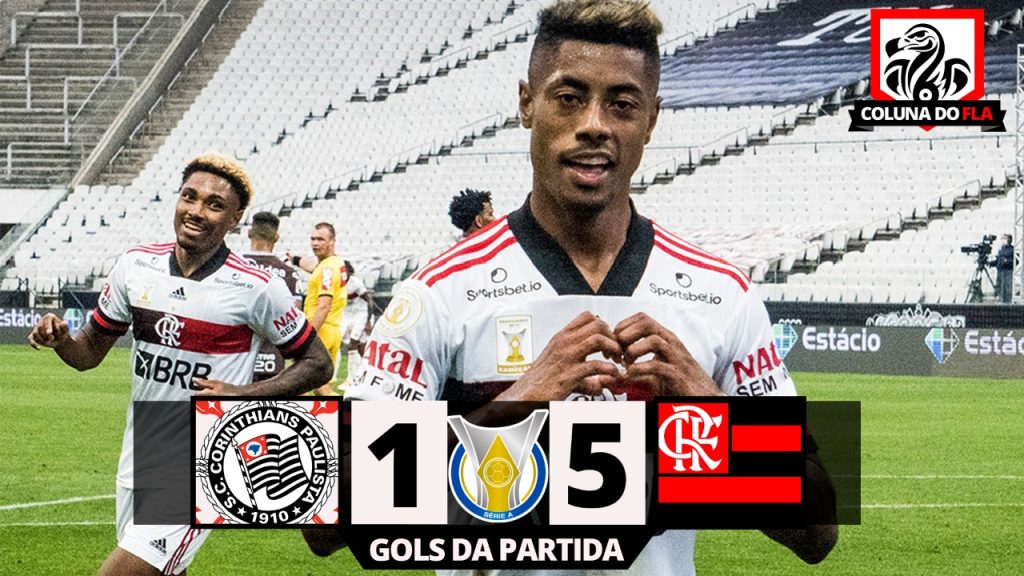 É chocolate! Assista aos gols da goleada do Flamengo com narração rubro-negra