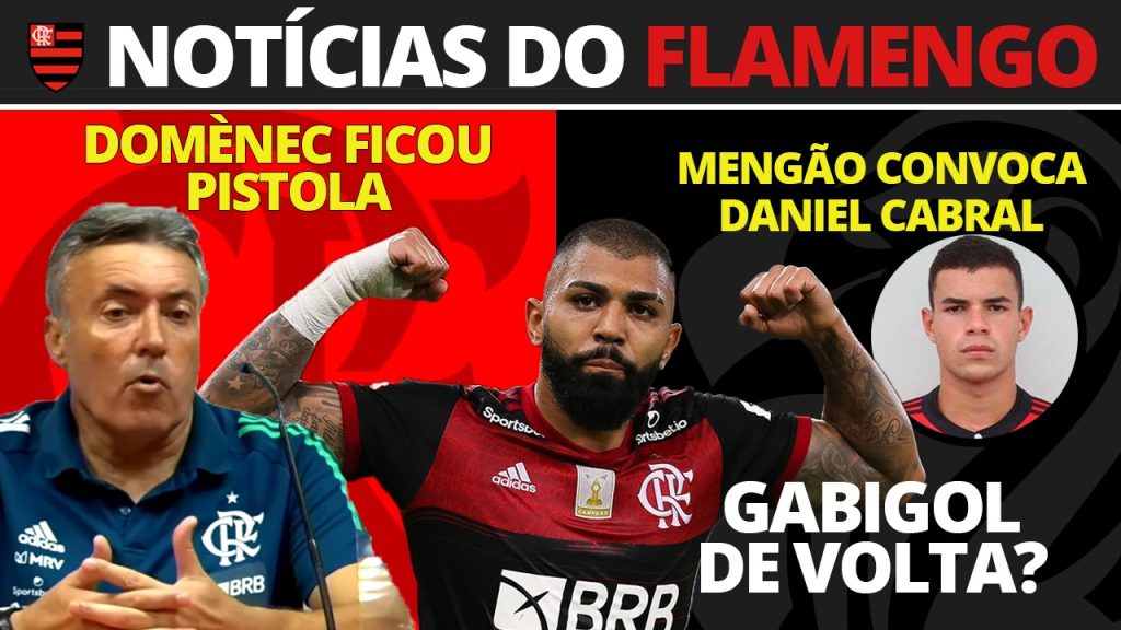 AO VIVO | Dome detona arbitragem, Flamengo chama cria da base para Copa do Brasil e Gabigol evolui