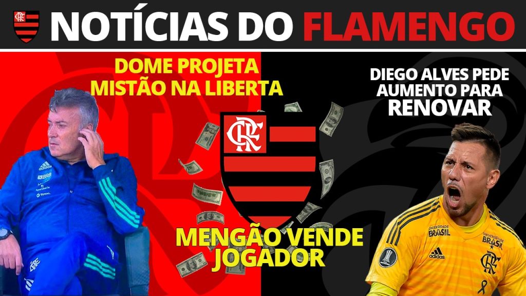 AO VIVO | Goleada do Fla sobre o Corinthians, reapresentação do elenco com foco na Libertadores e negociação com Diego Alves